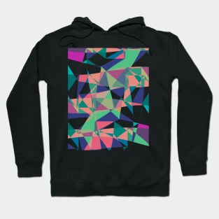 Geometric triangle pattern abstract Hoodie